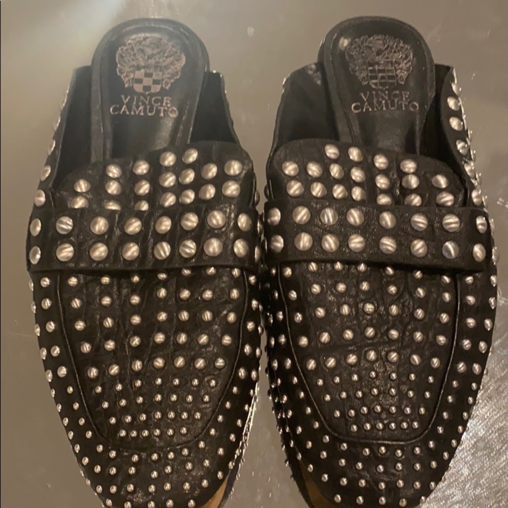 Vince Camuto Studded Slides